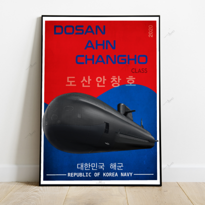 Poster submarine Dosan Ahn Changho Class
