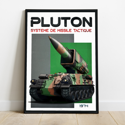 Poster "Pluton" nuclear tactical system
