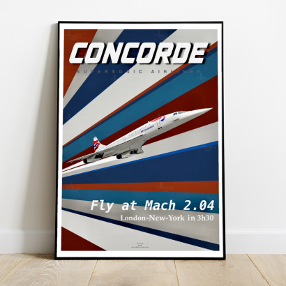 Le Concorde (British Airways) Mach 2,04