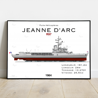 Profile french Helicopter Carrier Jeanne d'Arc