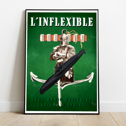 Poster "L'Inflexible" SNLE