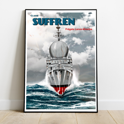 Poster of the french frigate Suffren class