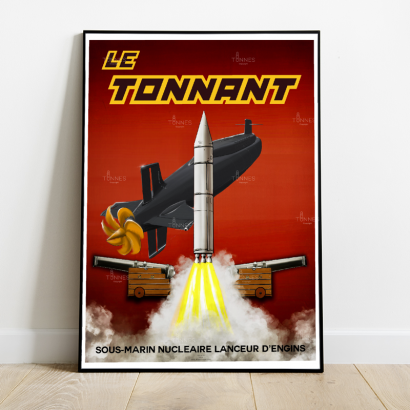 Poster "Le Tonnant" SNLE