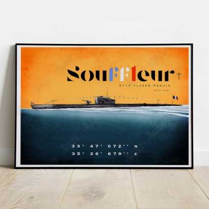 Poster Submarine "Le Souffleur" Q116