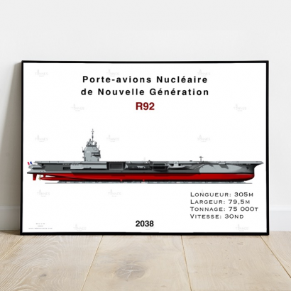 Poster profile new generation french air carrier R92