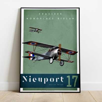 Monoplace Biplan Nieuport-17