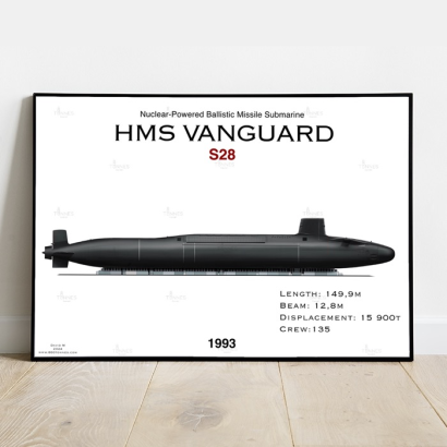 Poster profile SSBN HMS vanguard