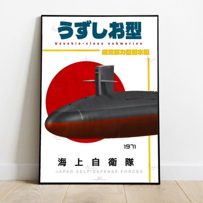 Poster submarine Uzushio class