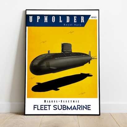Poster sous-marin classe Upholder