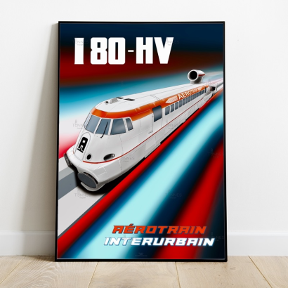 Poster aerotrain i80-HV