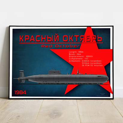 "red october" submarine profile