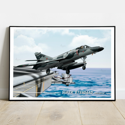 Poster dassault super etendard modernized