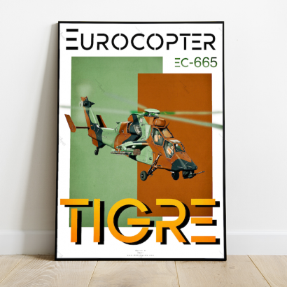Poster helicopter "Tigre" Eurocopter