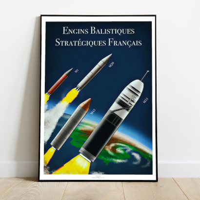Affiche Poster missiles balistiques Français