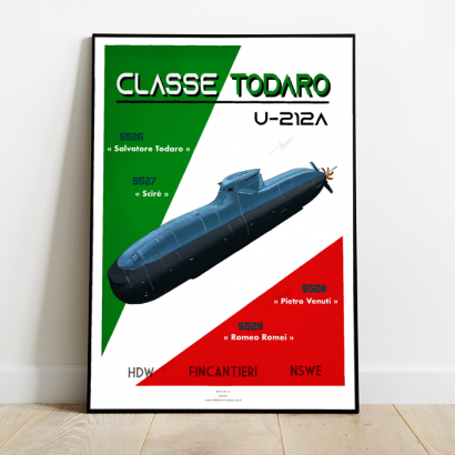 Poster submarine Todaro Class (212A)