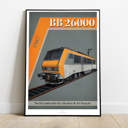 Poster locomotive BB 26000