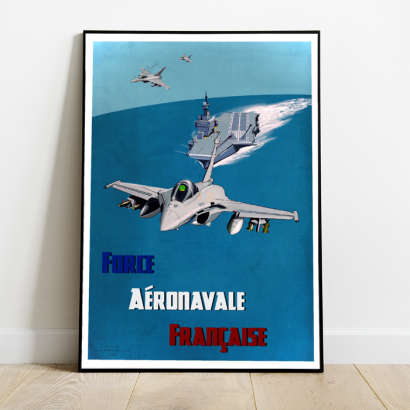 Poster Rafale Marine Aircraft
