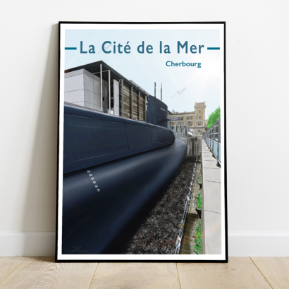 Poster La Cité de la Mer, Cherbourg