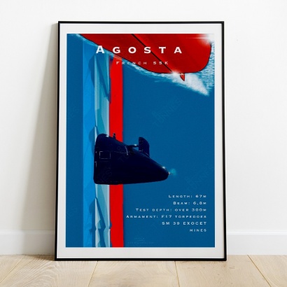 Poster Vintage "Agosta" class
