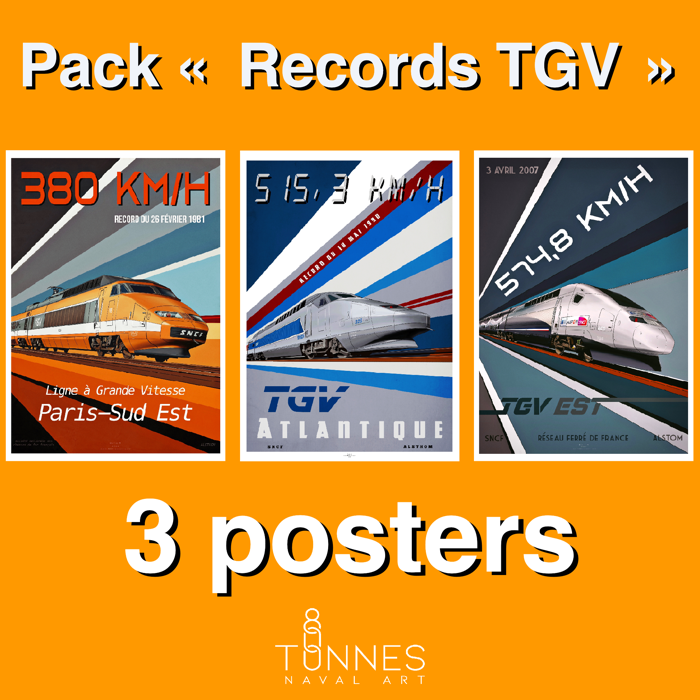 Poster, affiche Top three, Cadeaux et merch