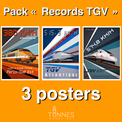 Pack des records de vitesse TGV