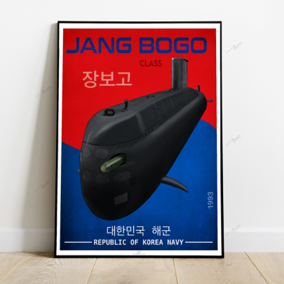 Poster submarine Jan Bogo Class